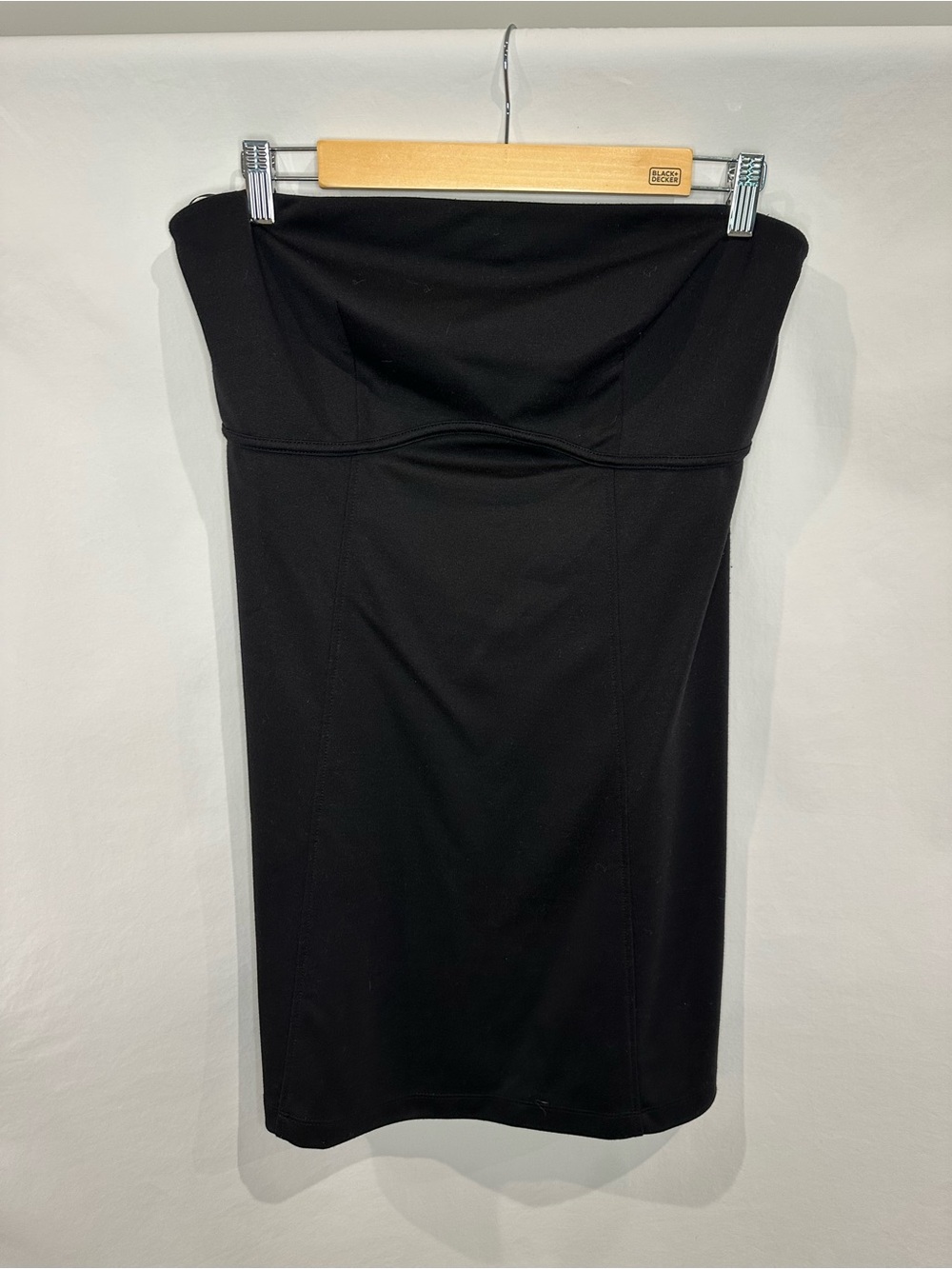Strapless Black Bodycon Dress